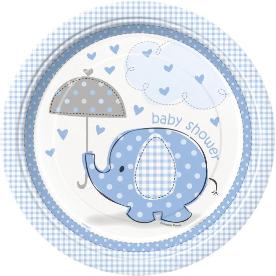 8 platos azules (23 cm) - Umbrellaphants Blue 8 platos azules (23 cm) - Umbrellaphants Blue