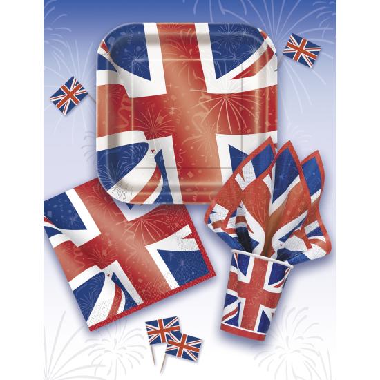 8 platos cuadrados (23 cm) - Best of British 8 platos cuadrados (23 cm) - Best of British