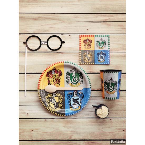 8 platos grandes Harry Potter (23cm) - Hogwarts Houses 8 platos grandes Harry Potter (23cm) - Hogwarts Houses
