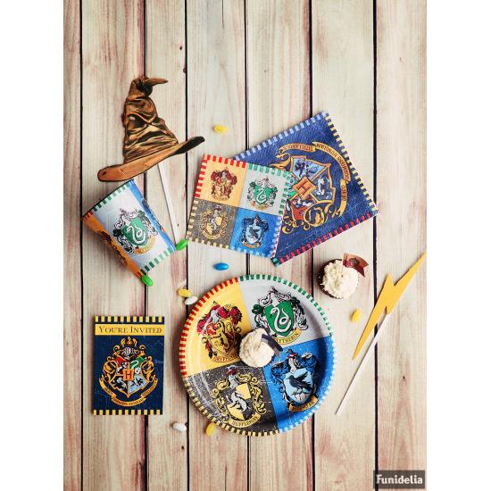 8 platos grandes Harry Potter (23cm) - Hogwarts Houses 8 platos grandes Harry Potter (23cm) - Hogwarts Houses