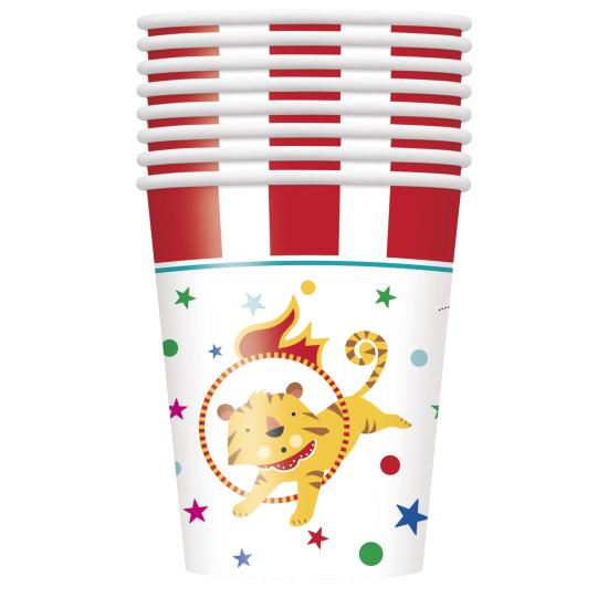 8 vasos - Circus Carnival 8 vasos - Circus Carnival