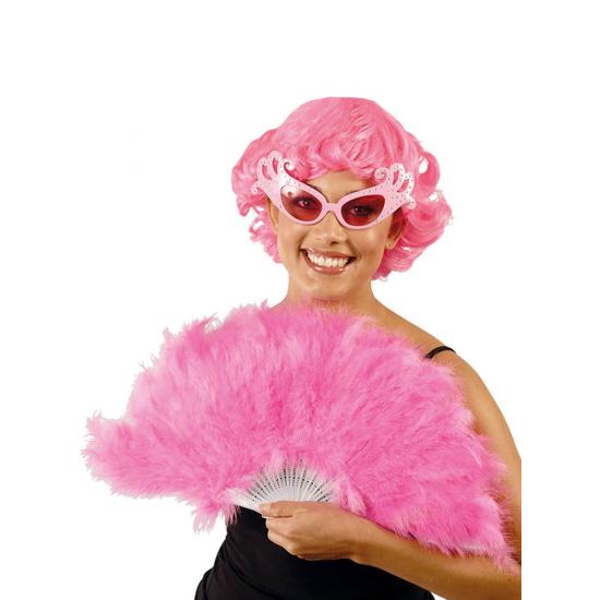 Abanico de plumas rosas Abanico de plumas rosas