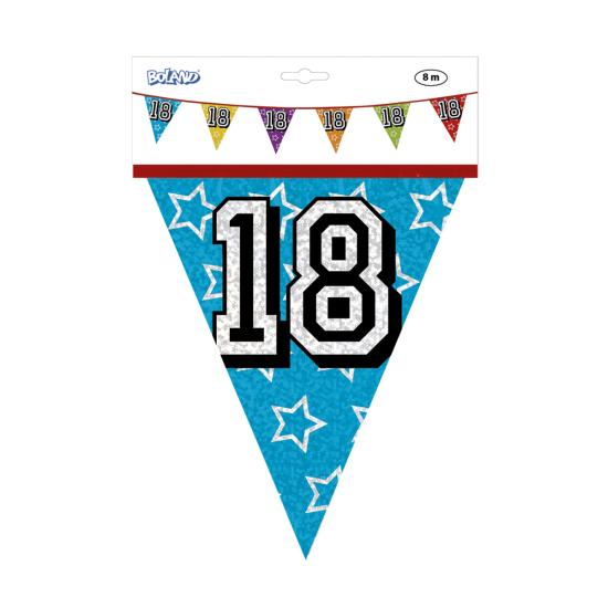 Banderines con número 18 Banderines con número 18