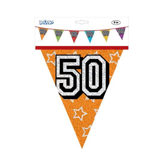 Banderines con número 50 Banderines con número 50