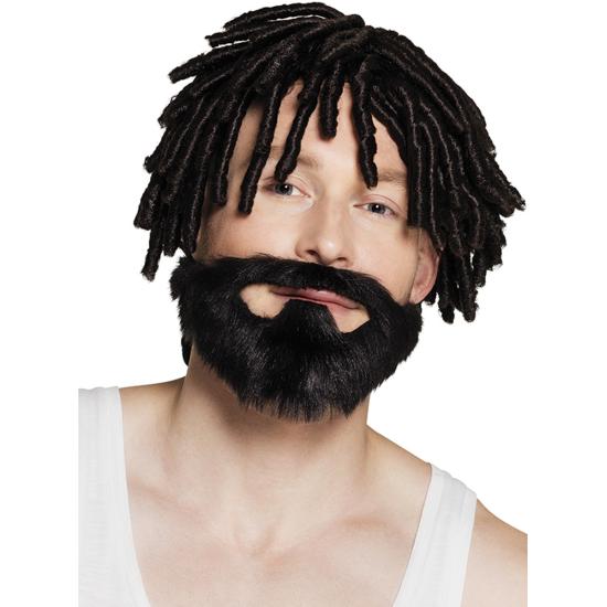 Barba Negra con Bigote Urban Barba Negra con Bigote Urban