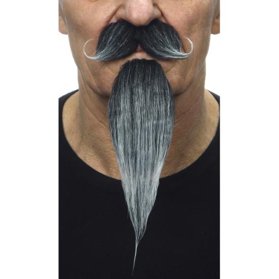 Bigote con perilla mosquetero canosa para hombre Bigote con perilla mosquetero canosa para hombre