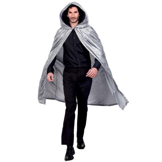 Capa con Capucha Gris para adulto Capa con Capucha Gris para adulto