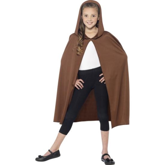 Capa con capucha infantil - 75 cm - Color Marrón Capa con capucha infantil - 75 cm - Color Marrón