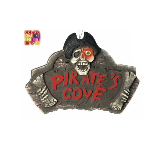 Cartel cueva pirata con ojo de color cambiante Cartel cueva pirata con ojo de color cambiante