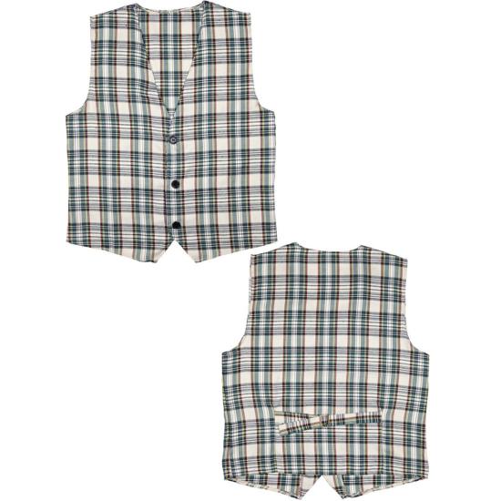 Chaleco a cuadros para adulto Chaleco a cuadros para adulto