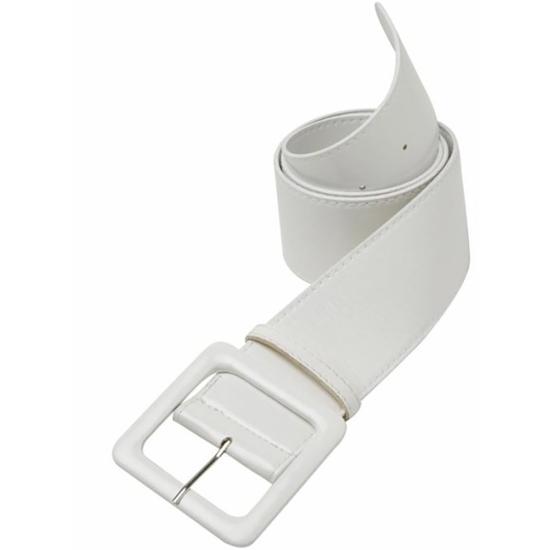 Cinturón blanco de vinilo Cinturón blanco de vinilo