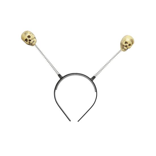 Diadema con antenas de calavera Diadema con antenas de calavera