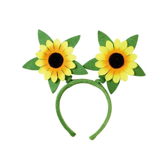 Diadema con girasoles ^ Diadema con girasoles ^