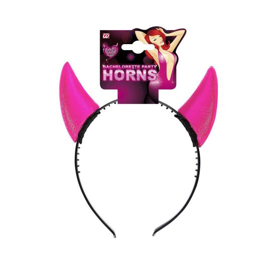 Diadema de cuernos rosas Diadema de cuernos rosas