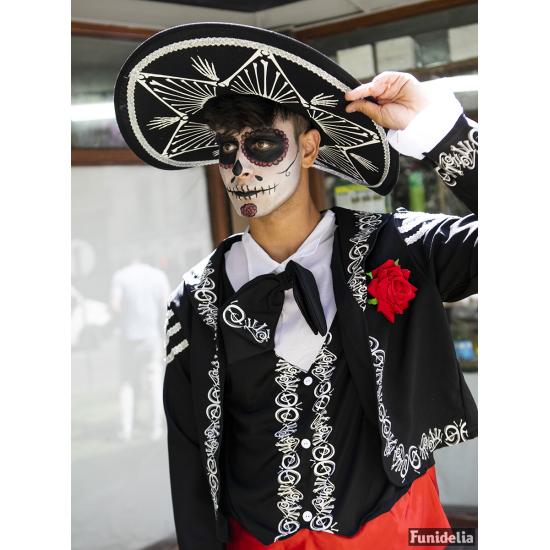 Disfraz Día de los Muertos señor Bones hombre Disfraz Día de los Muertos señor Bones hombre