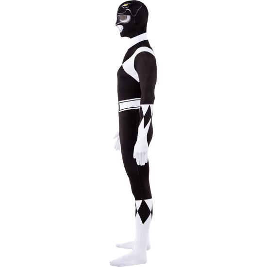Disfraz Power Ranger Negro Segunda piel Disfraz Power Ranger Negro Segunda piel