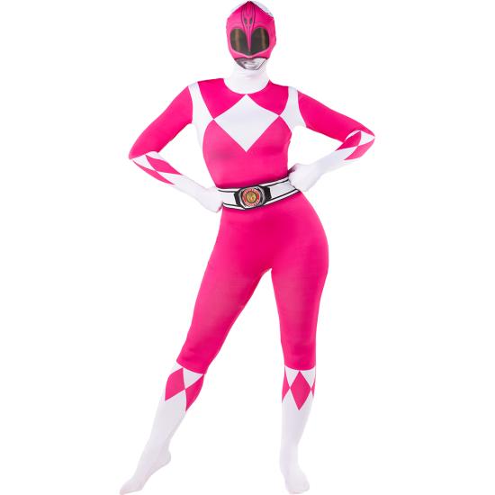 Disfraz Power Ranger rosa segunda piel Disfraz Power Ranger rosa segunda piel