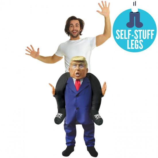 Disfraz a hombros de Donald Trump para adulto Disfraz a hombros de Donald Trump para adulto