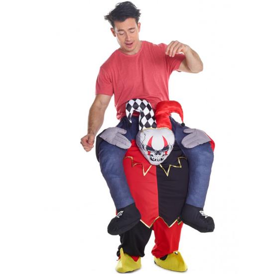 Disfraz a hombros de payaso Arlequín Disfraz a hombros de payaso Arlequín
