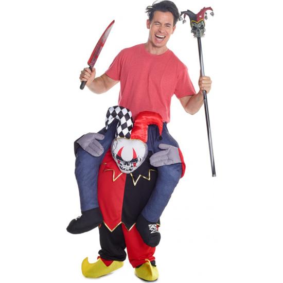 Disfraz a hombros de payaso Arlequín Disfraz a hombros de payaso Arlequín