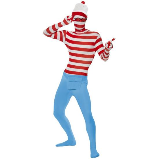 Disfraz de Dónde está Wally segunda piel Disfraz de Dónde está Wally segunda piel