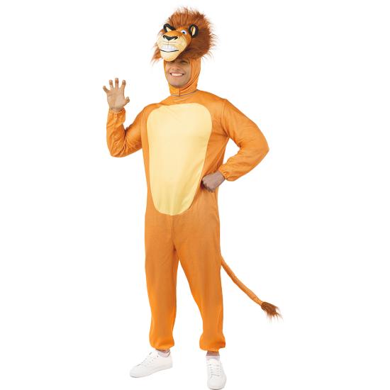 Disfraz de Madagascar Alex el León para hombre Disfraz de Madagascar Alex el León para hombre