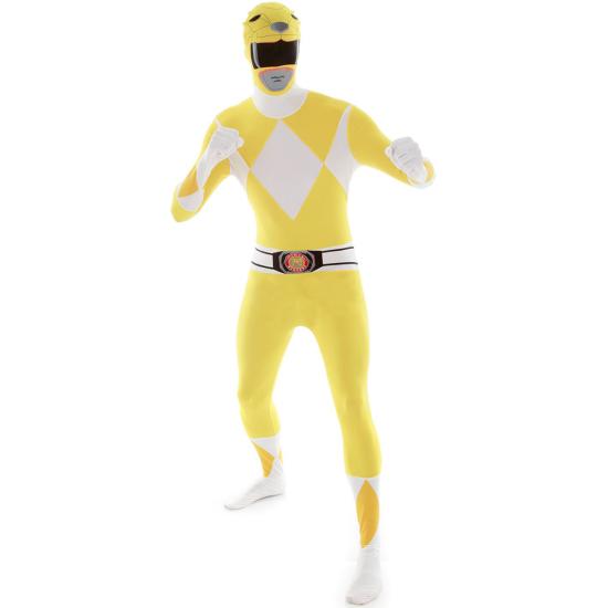 Disfraz de Power Ranger Amarillo Morphsuit Disfraz de Power Ranger Amarillo Morphsuit