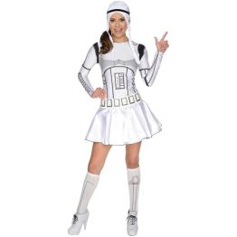 Disfraz de Stormtrooper falda para mujer
