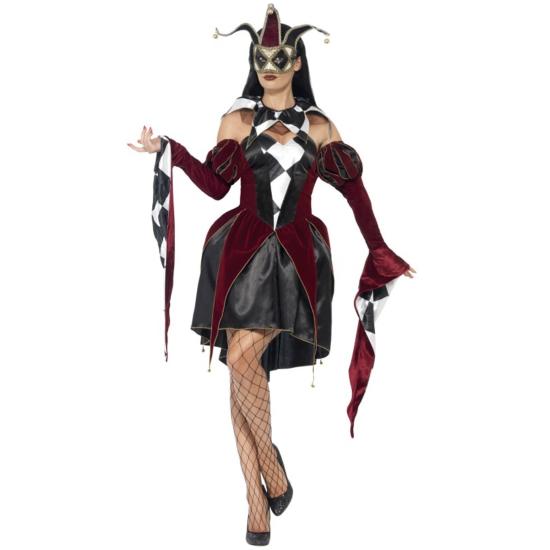 Disfraz de arlequín veneciana para mujer Disfraz de arlequín veneciana para mujer