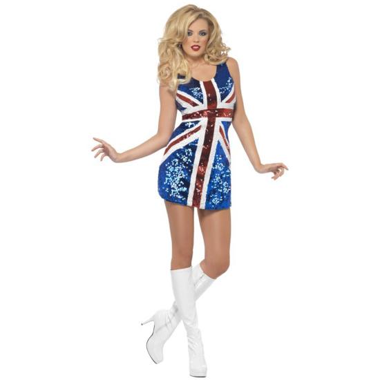 Disfraz de Bandera Inglesa Sexy para mujer Disfraz de Bandera Inglesa Sexy para mujer