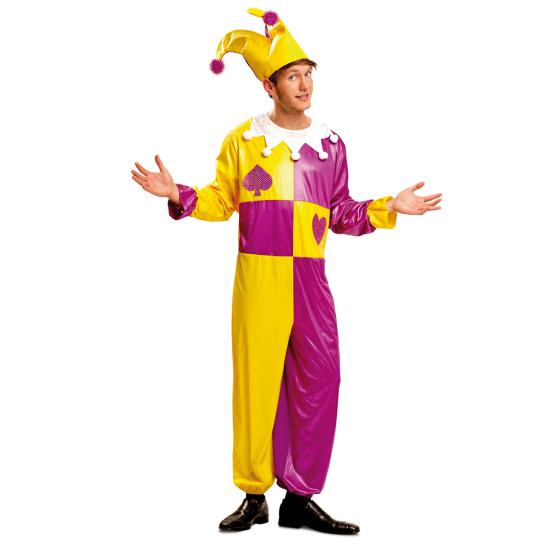 Disfraz de bufón simpático para hombre Disfraz de bufón simpático para hombre