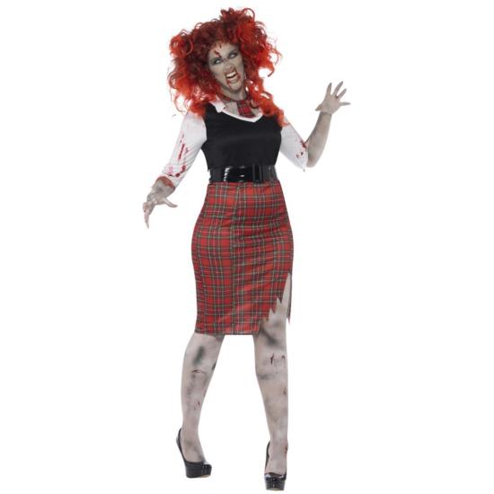 Disfraz de colegiala zombie para mujer talla grande Disfraz de colegiala zombie para mujer talla grande