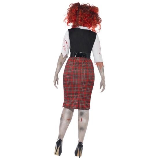 Disfraz de colegiala zombie para mujer talla grande Disfraz de colegiala zombie para mujer talla grande