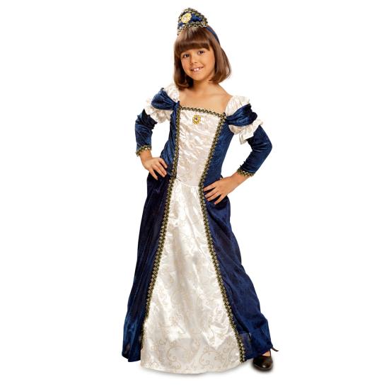 Disfraz de dama medieval para niña Disfraz de dama medieval para niña