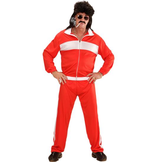 Disfraz de deportista rojo para hombre Disfraz de deportista rojo para hombre