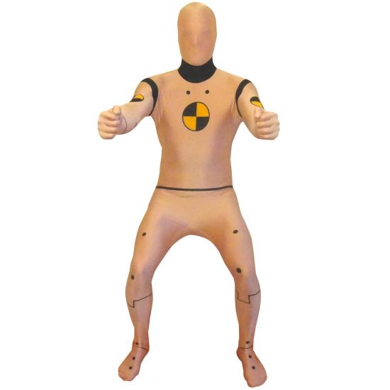 Disfraz de maniquí de prueba de choque Morphsuit Disfraz de maniquí de prueba de choque Morphsuit
