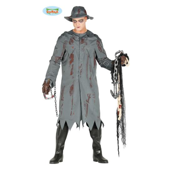 Disfraz de pescador zombie para hombre Disfraz de pescador zombie para hombre