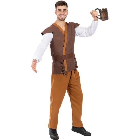 Disfraz de tabernero medieval para hombre Disfraz de tabernero medieval para hombre