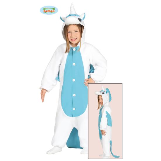 Disfraz de unicornio azul onesie infantil Disfraz de unicornio azul onesie infantil