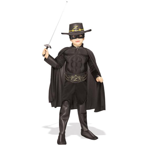 Disfraz del Zorro deluxe para niño Disfraz del Zorro deluxe para niño