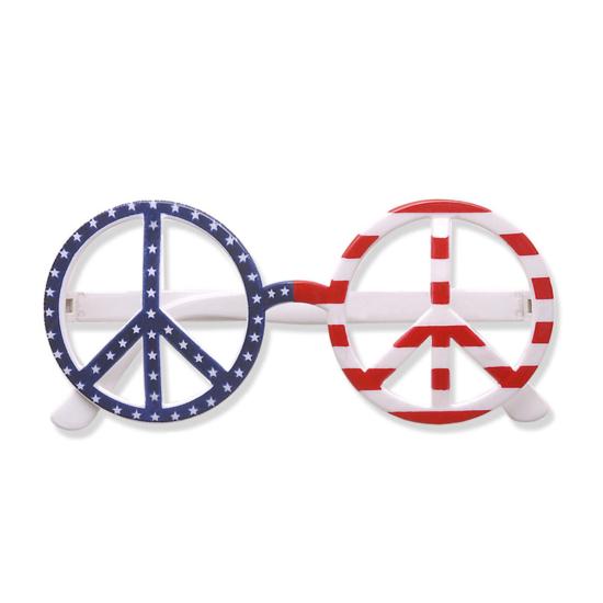 Gafas americanas paz y amor para adulto Gafas americanas paz y amor para adulto