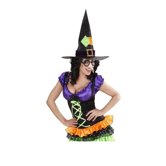 Gafas de bruja con nariz y cejas negras Gafas de bruja con nariz y cejas negras