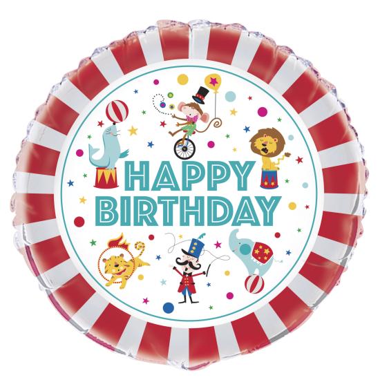 Globo circo de foil - Circus Carnival Globo circo de foil - Circus Carnival