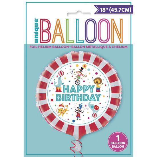 Globo circo de foil - Circus Carnival Globo circo de foil - Circus Carnival