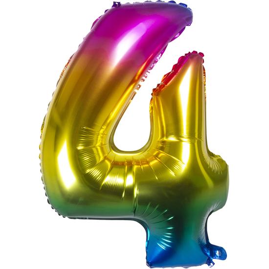 Globo de foil 4 multicolor 86 cm Globo de foil 4 multicolor 86 cm