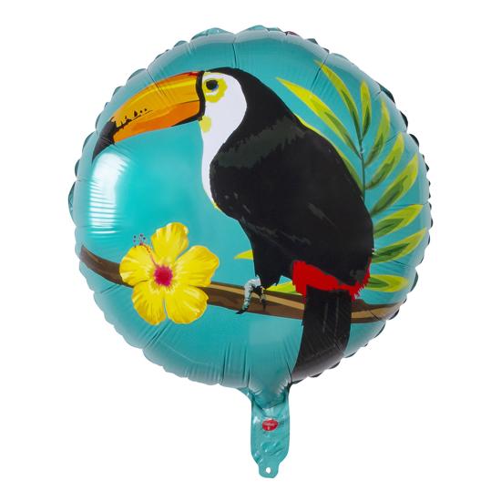 Globo de foil con tucán dos colores (45 cm) - Toucan Party Globo de foil con tucán dos colores (45 cm) - Toucan Party