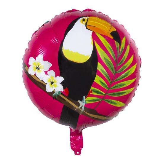 Globo de foil con tucán dos colores (45 cm) - Toucan Party Globo de foil con tucán dos colores (45 cm) - Toucan Party