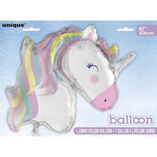 Globo de foil de unicornio (106cm) - Happy Unicorn Globo de foil de unicornio (106cm) - Happy Unicorn