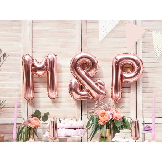 Globo foil & oro rosa Globo foil & oro rosa