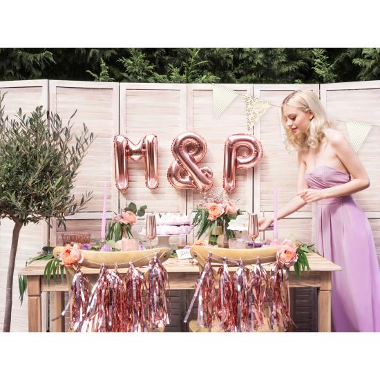 Globo foil & oro rosa Globo foil & oro rosa